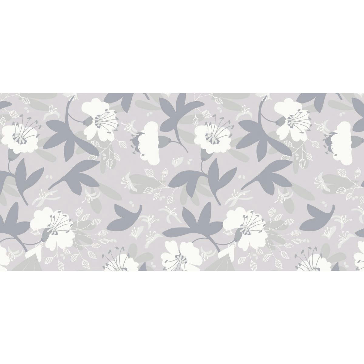 - Papier peint panoramique motifs fleuris 170 x 250 cm