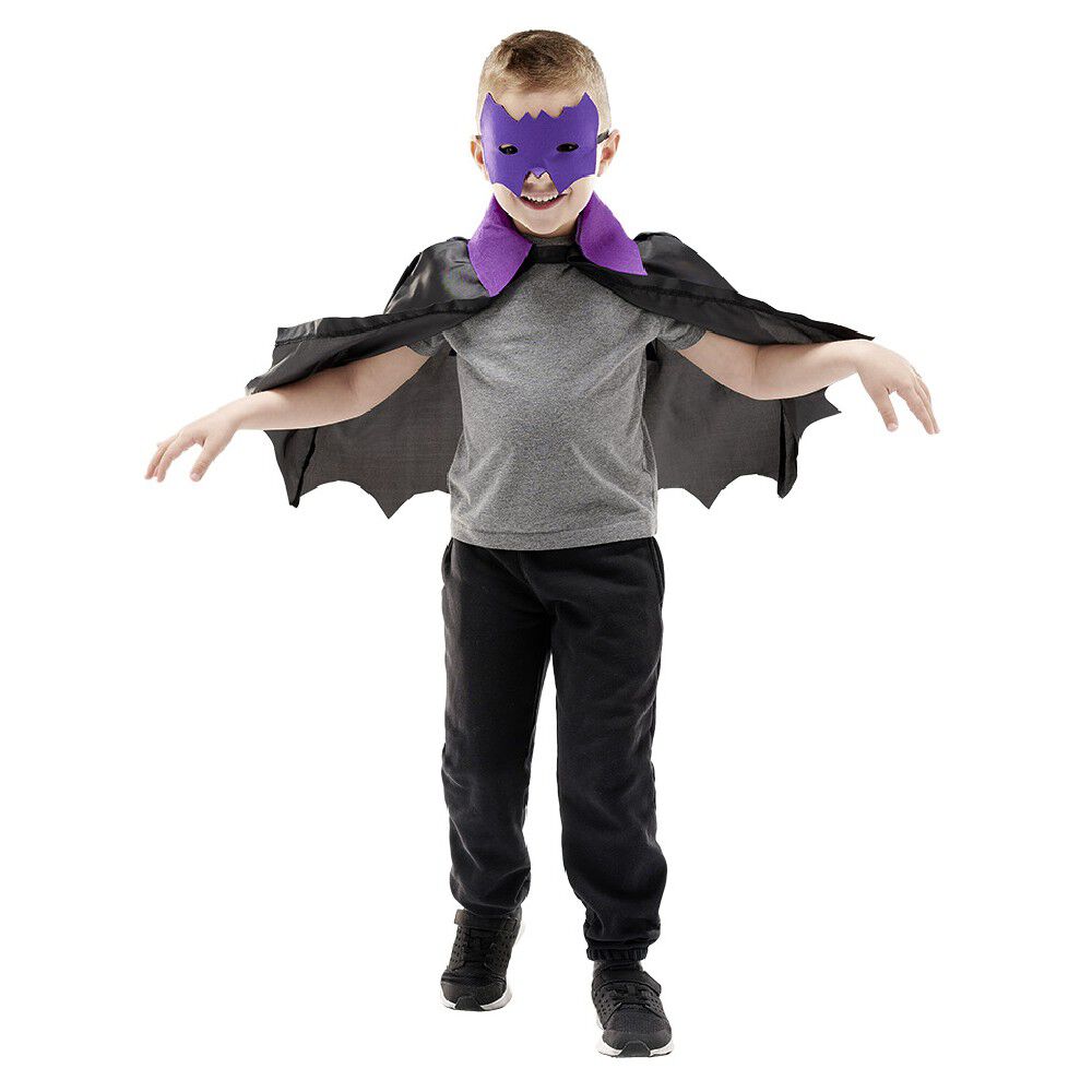 Déguisement enfant Chauve-souris cape et masque Halloween