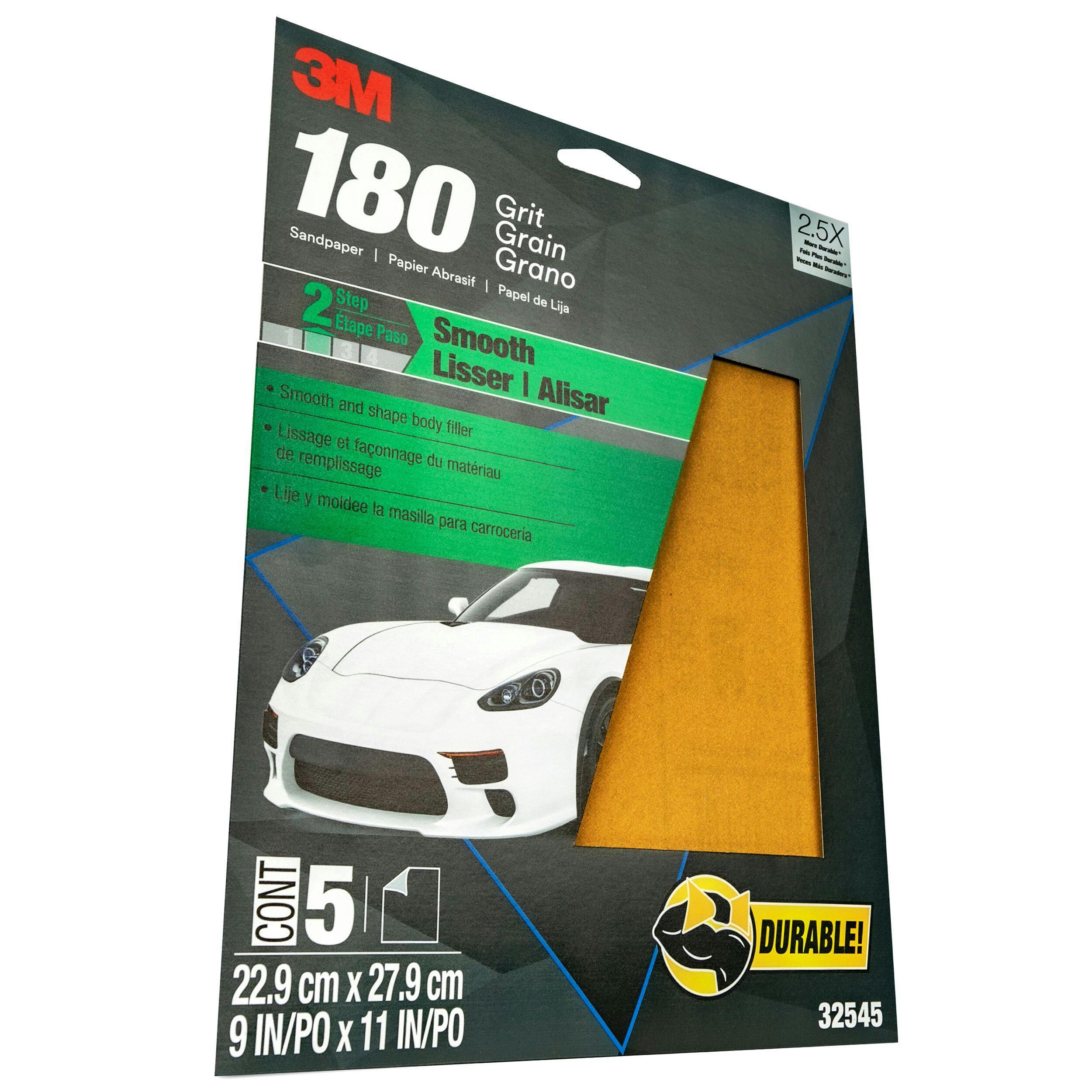 3M Sandpaper, 5-pk