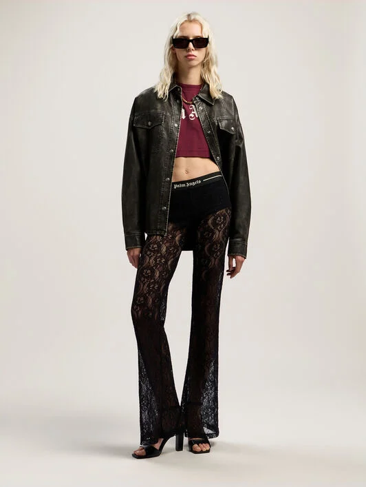 Classic Logo Lace Pants