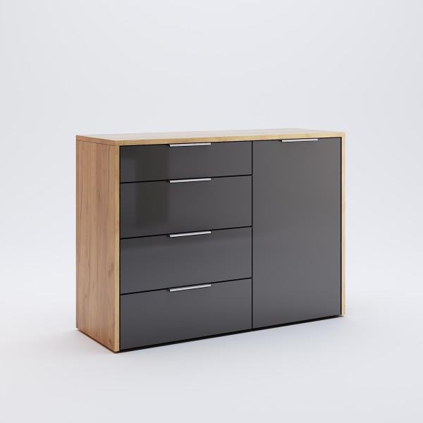 Komoda Duża Sypialnia Salon Szafka 120cm na Połysk
