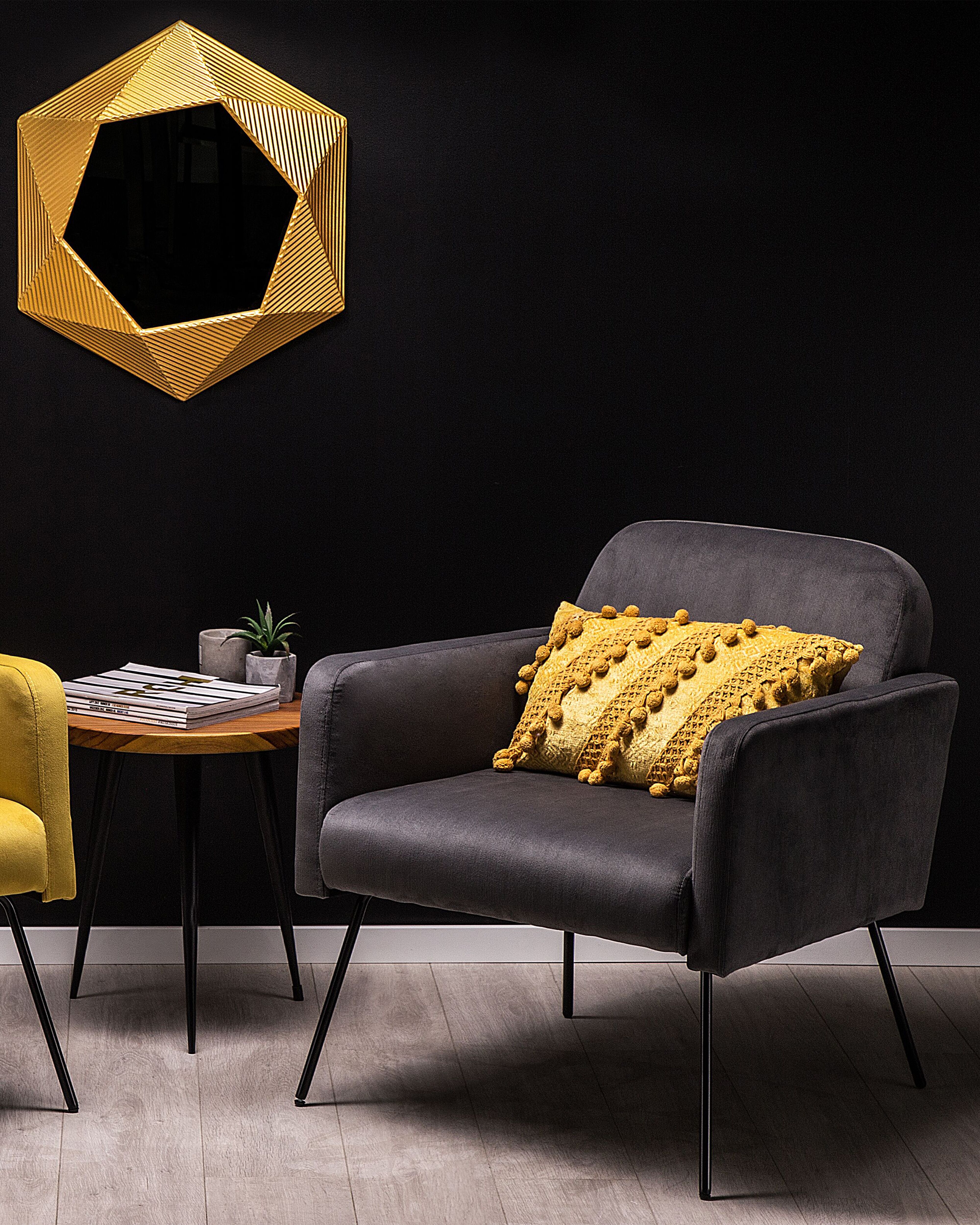 Armchair NARKEN Velvet Grey