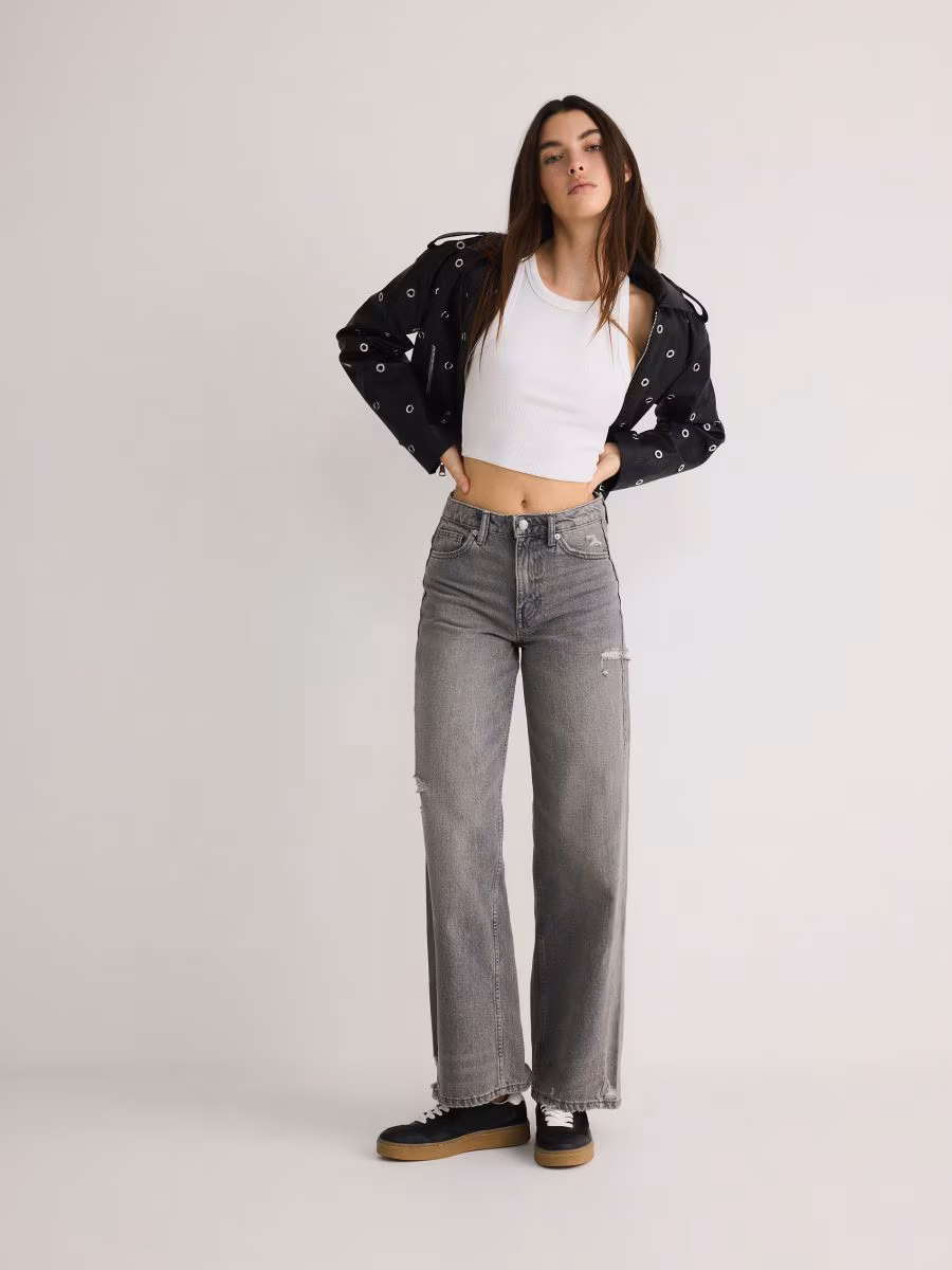 Crop Top With Aged Effect