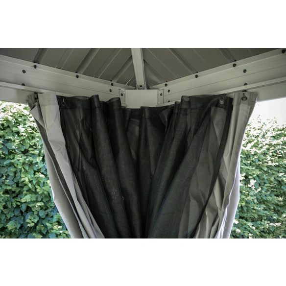 Seitenteile »Messina«, Breite: 363 cm, Polyester, taupe