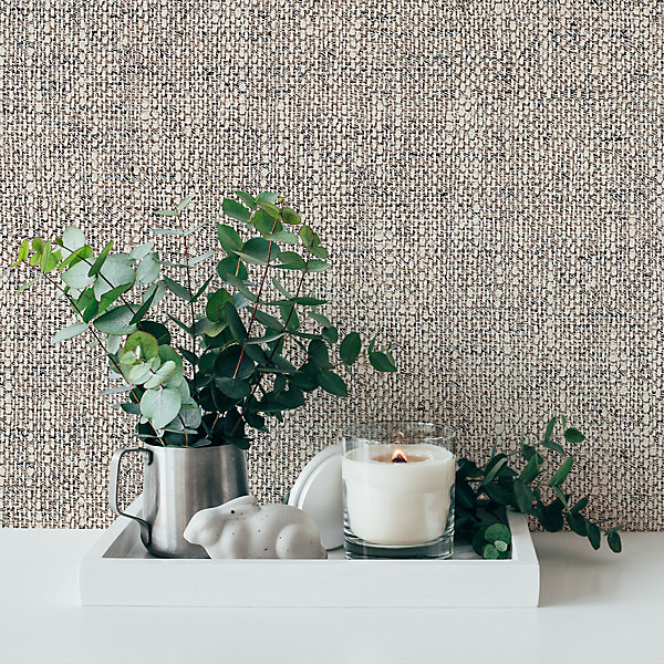 Papier peint vinyle sur intissé Coutu GoodHome contemporain beige l.53 x H.1005 cm