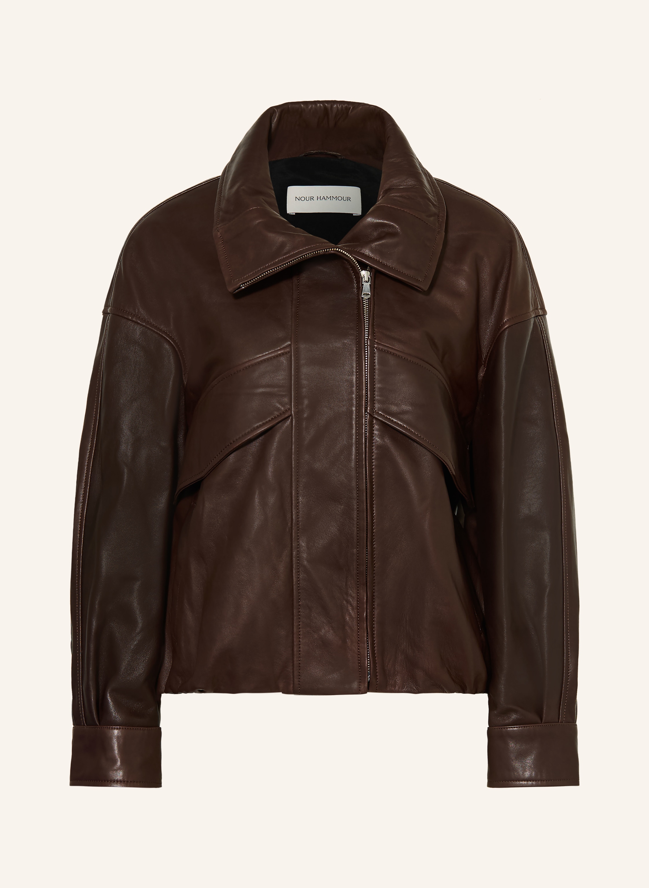 NOUR HAMMOUR Lederjacke ROLAND