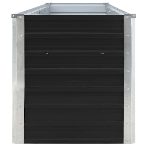 NNEVL Garden Raised Bed Galvanised Steel 320x40x45 cm Anthracite