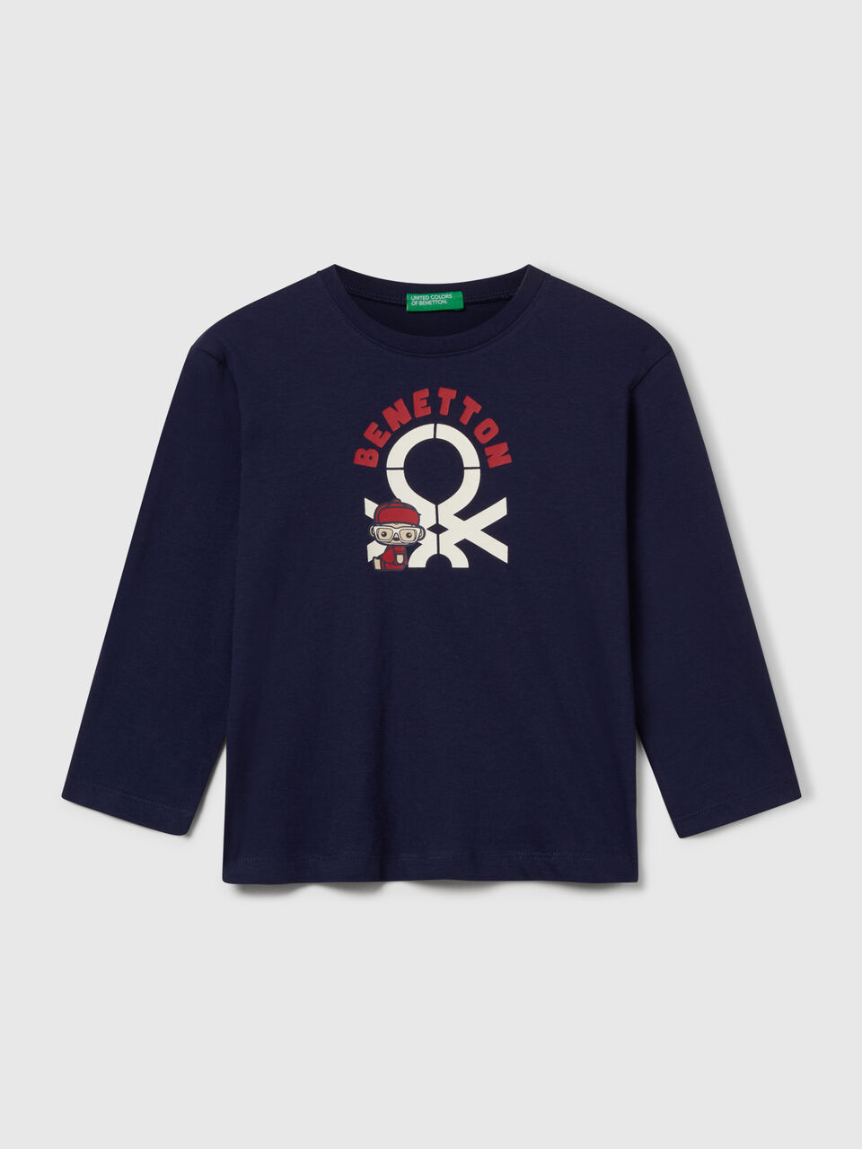 Long sleeve cotton t-shirt