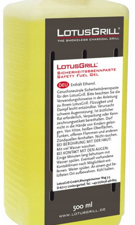 Lotusgrill - Rozpałka Żelowa Do Grilla 500 Ml
