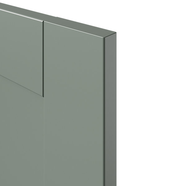 Façade de cuisine sous hotte / casserolier Ash vert sauge l. 100 cm GoodHome