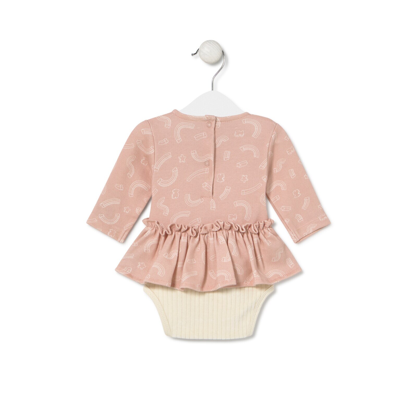 Body con falda de bebé niña Arc rosa