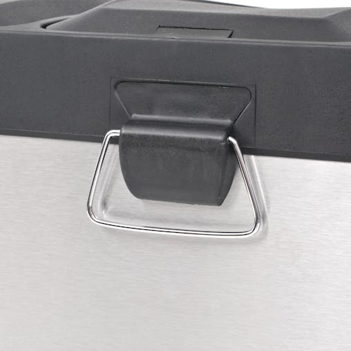 NNEVL Recycling Pedal Bin Garbage Trash Bin Stainless Steel 54 L