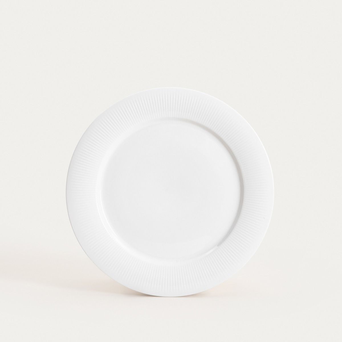 Talerz DIBBA obiadowy z ryflowanym wzorem 26 cm