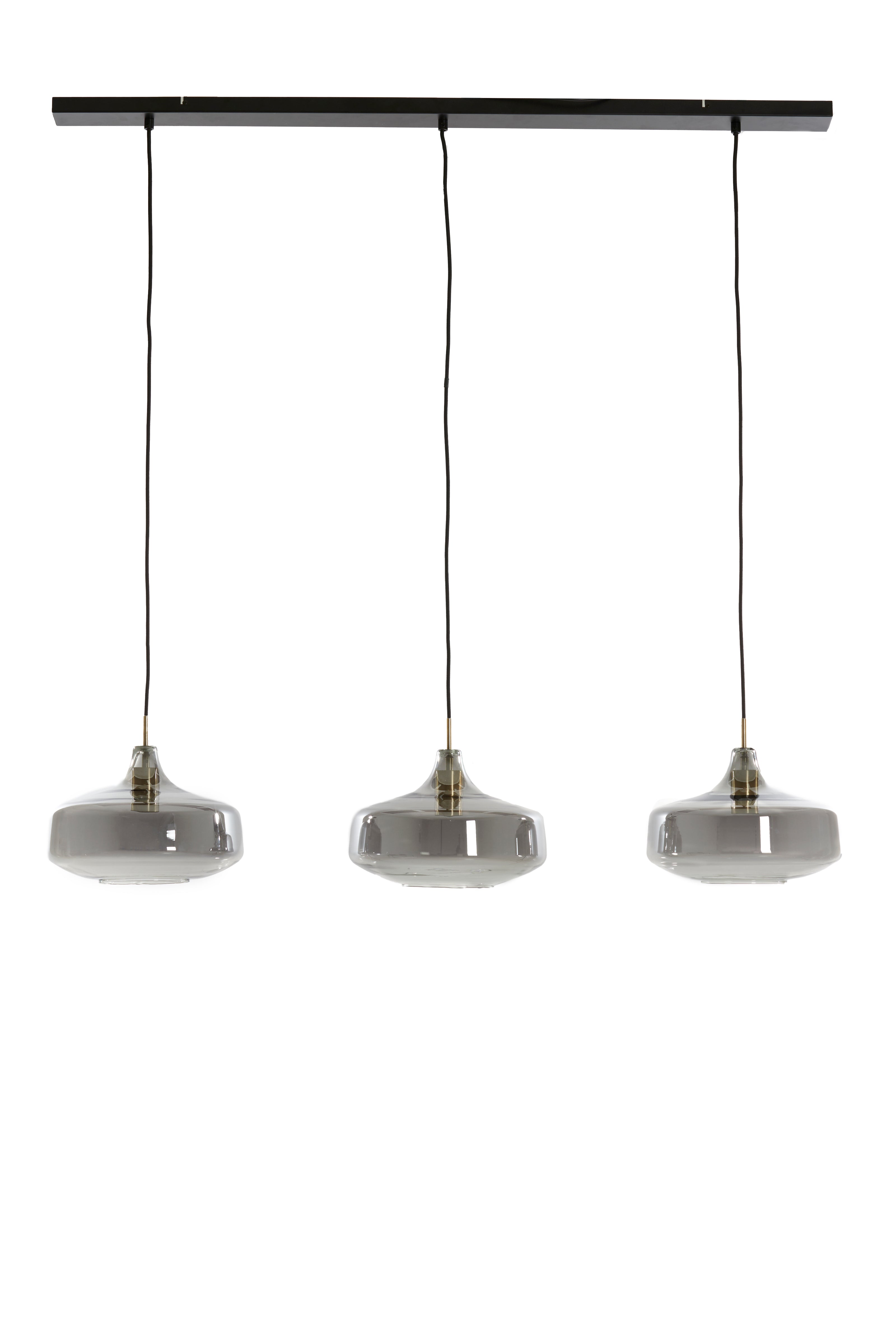 Light & Living hanglamp SOLNA - grijs - 120x30x21cm