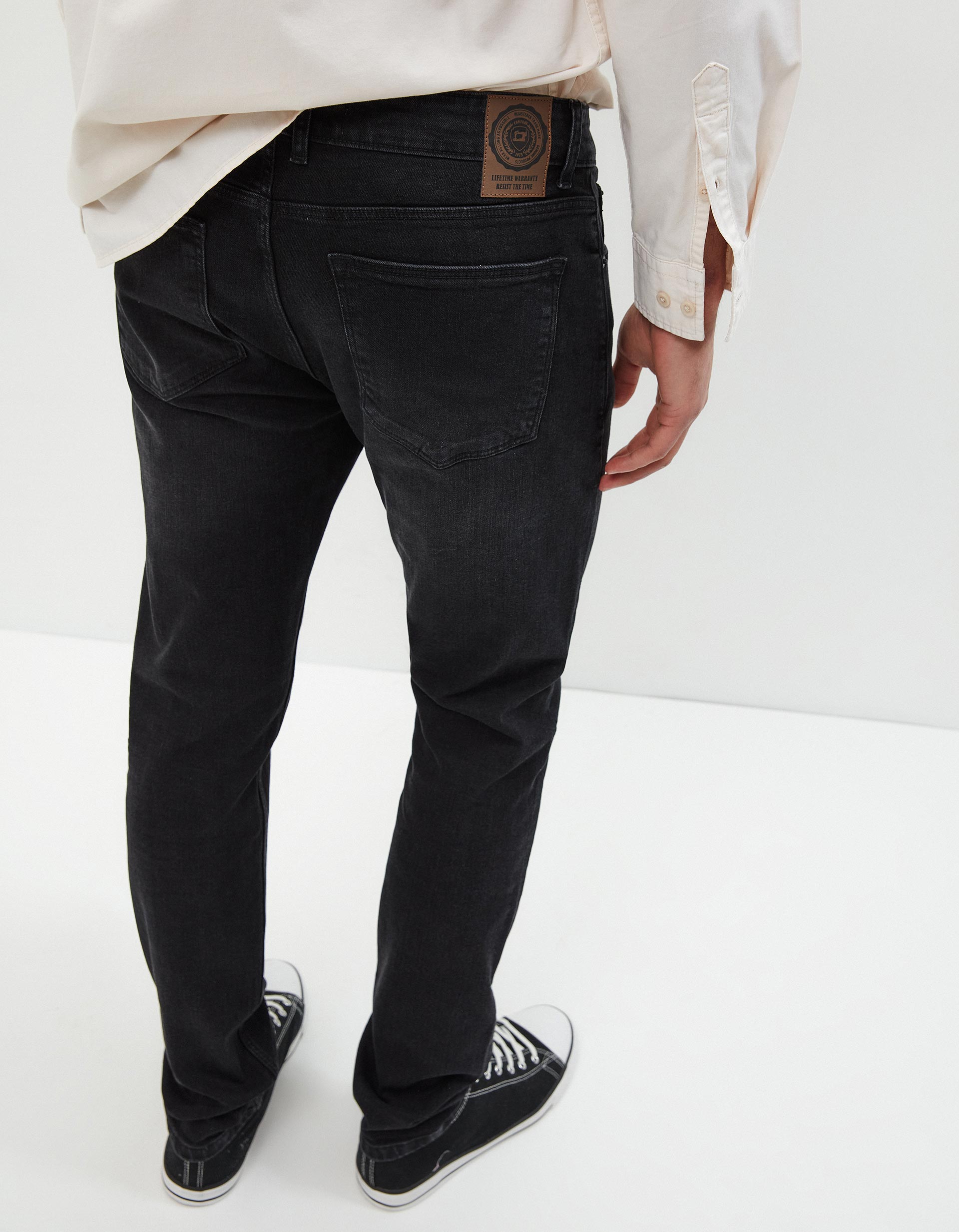 Jeans Skinny Fit, Homem, Preto