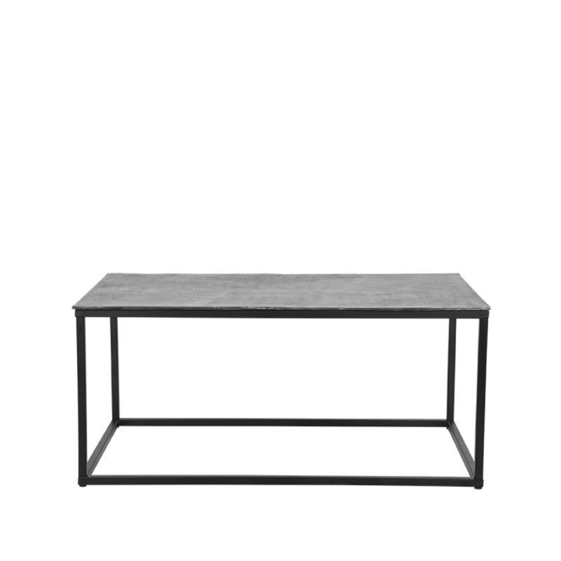 LABEL51 Salontafel Pride - Grijs Metaal - 100x60x45cm