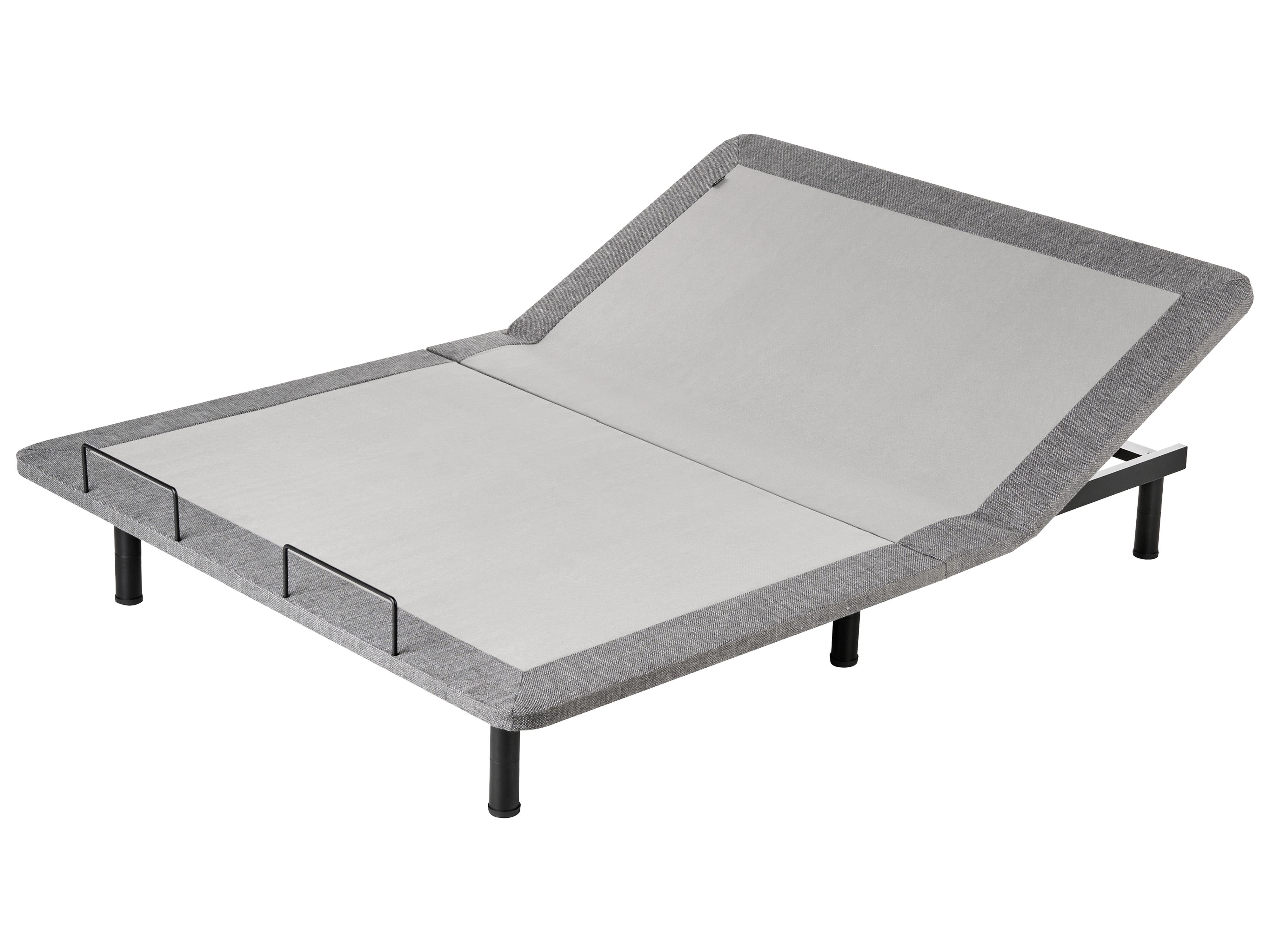 Electric Adjustable Bed Base BRUNOY 90 x 200 cm (EU Single) Grey