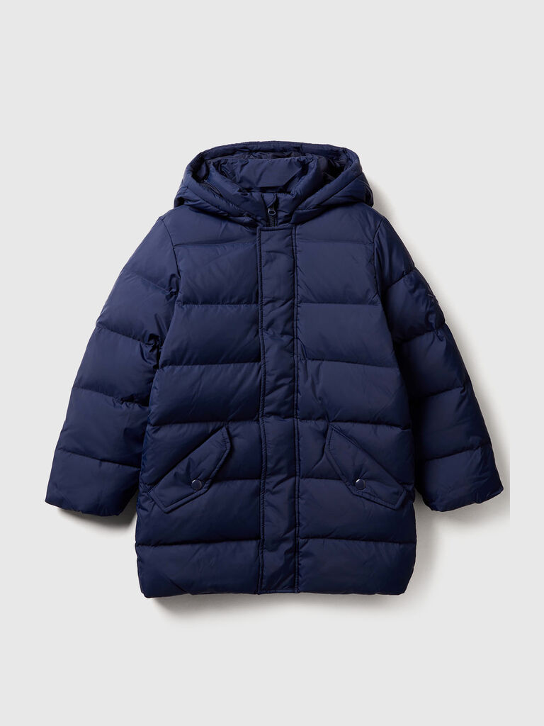 Padded jacket with removable hood