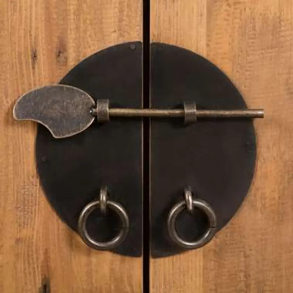 vidaXL - Wastafelkast - Bruin - Grenenhout