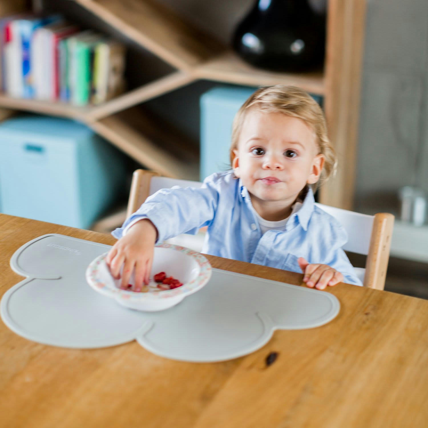 - Set de table en forme de nuage en silicone