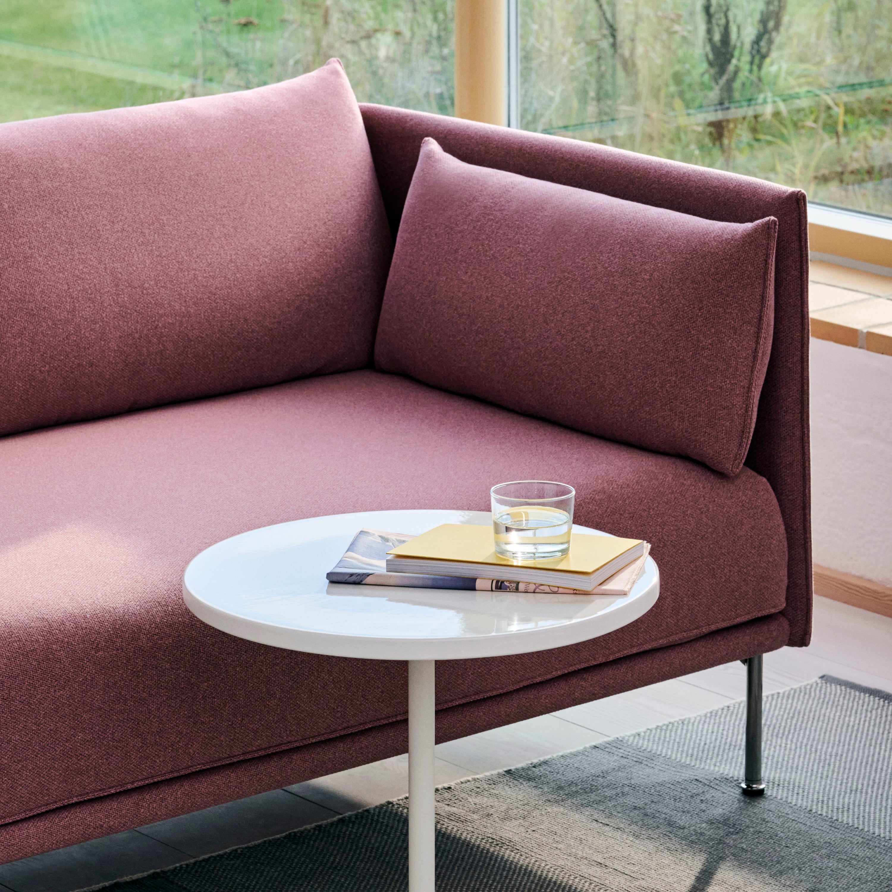 HAY Pyro Bijzettafel H 49 x Ø 45 cm - Cream White