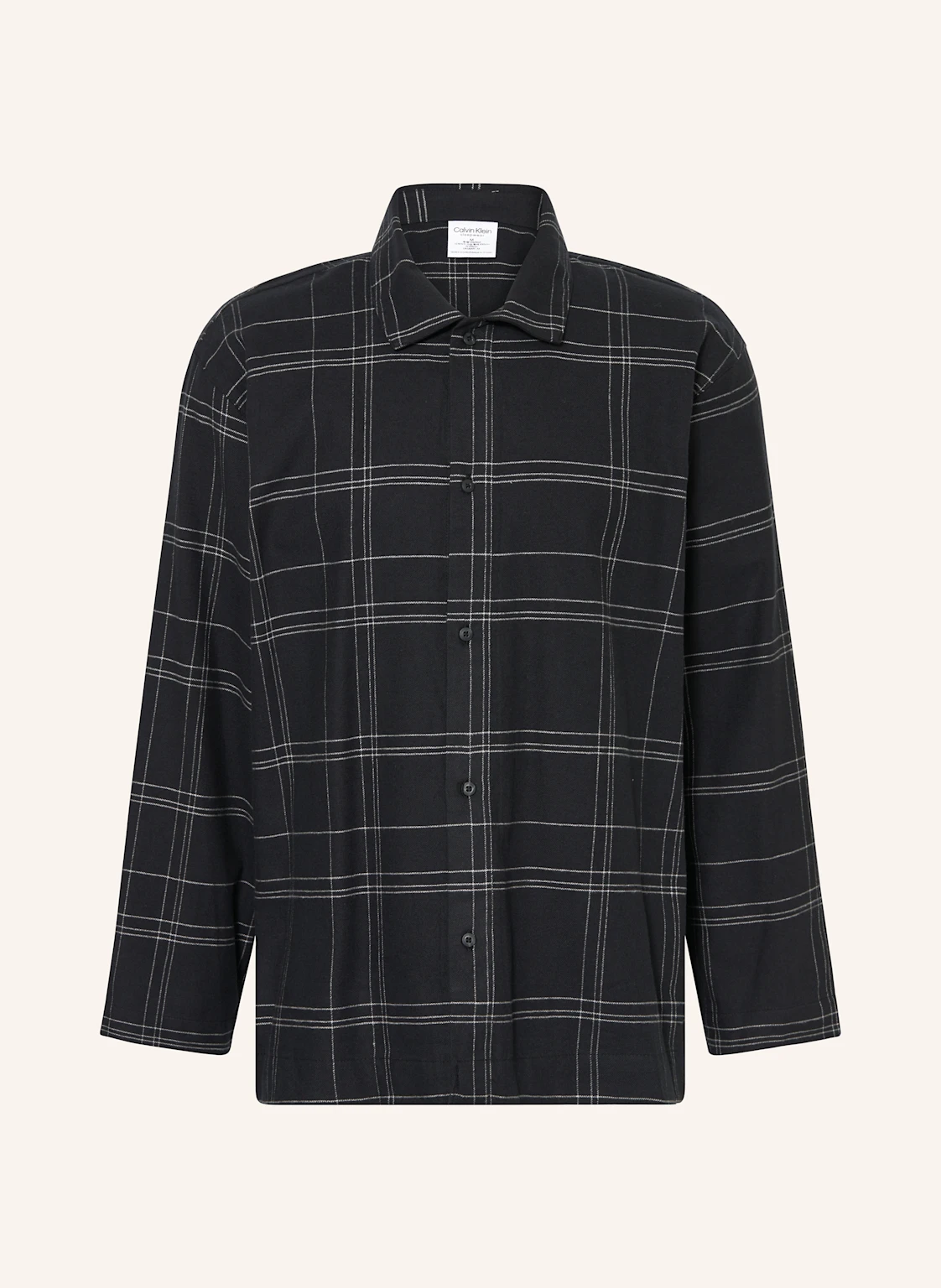Calvin Klein Schlafshirt aus Flanell