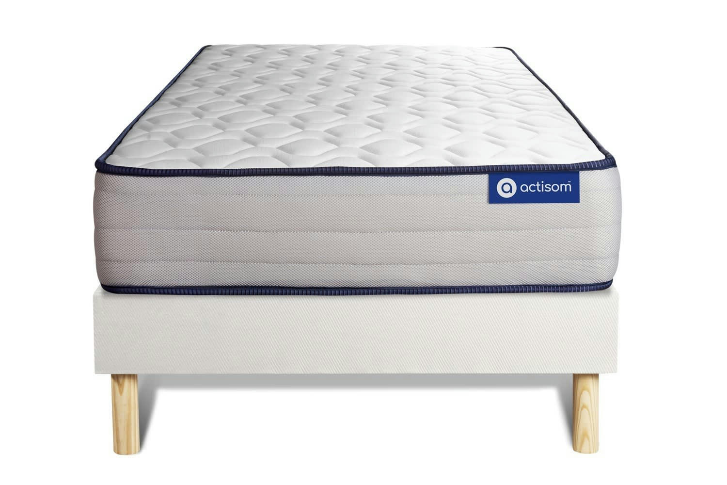 ACTIFLEX FORM - Ensemble 80x190 cm sommier kit blanc