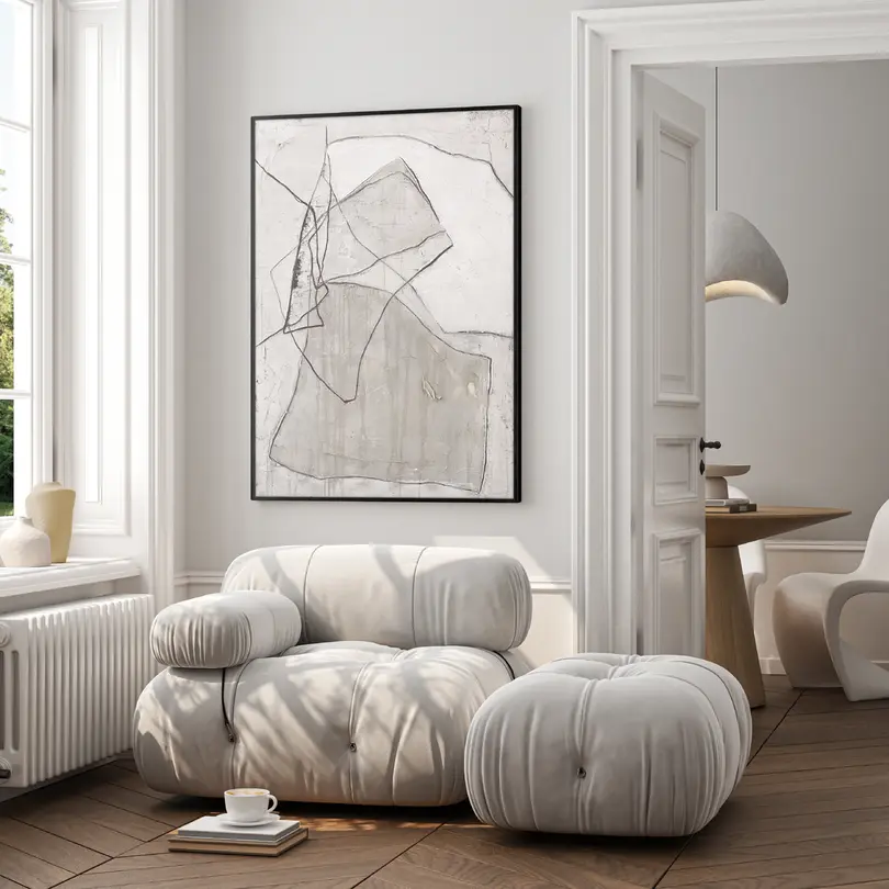 Bild mit Rahmen Design Painting