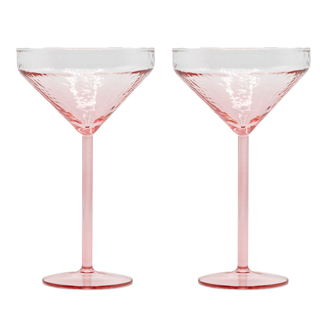 Cocktailglas Claude   Set van 2   roze