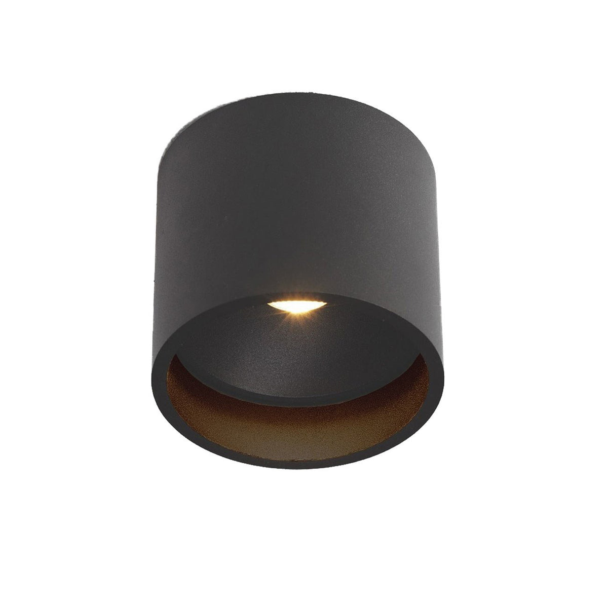 Artdelight plafondlamp Orleans - 1 lichts - 11 x 10  cm - zwart