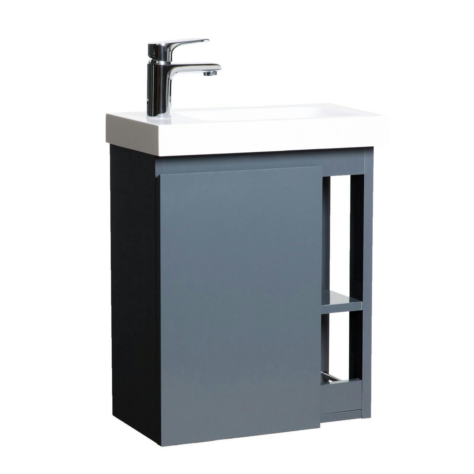 HAMPTON - Meuble lave-mains  Gris