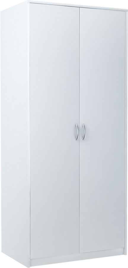 Szafa Dwudrzwiowa SZ04 Biały 193x85x55 cm Bestseller