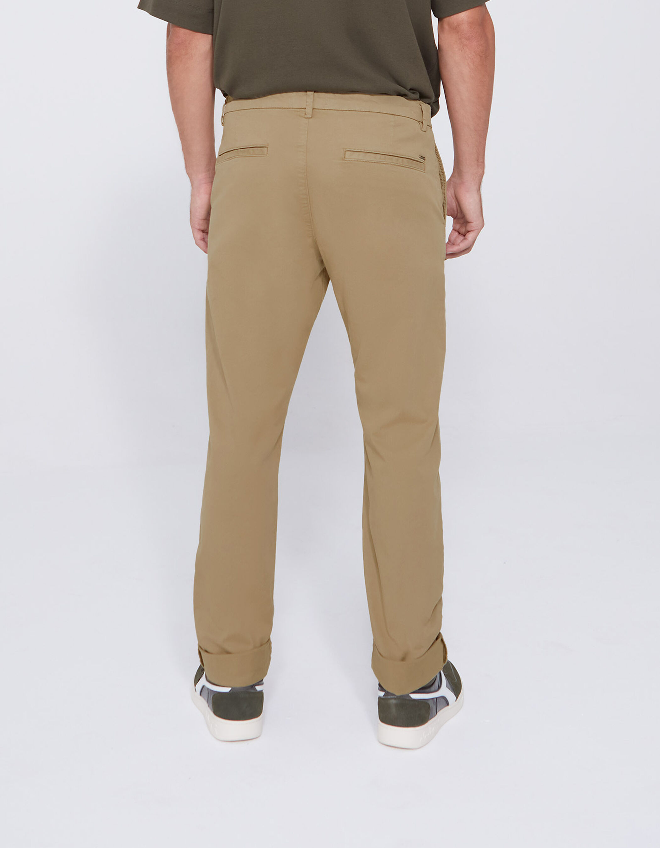 Pantalon chino SLIM kaki Homme