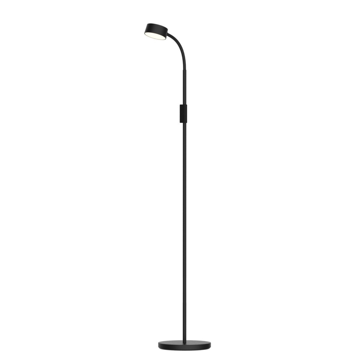 Lampa podłogowa BRUNO czarna LED 1x3W Odcienie bieli 400lm Polux