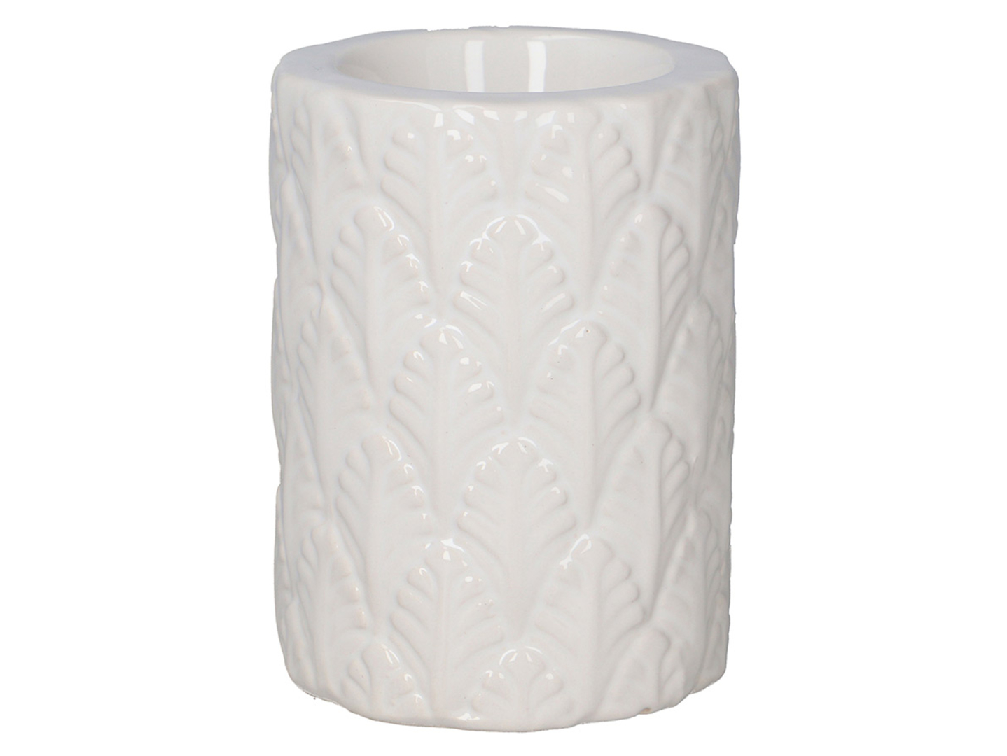 Świecznik Chic ceramiczny 10 cm biały