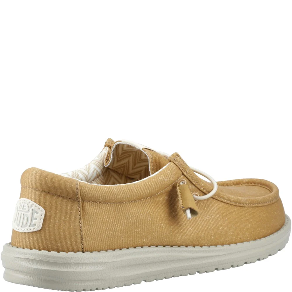 HEYDUDE Wally Stretch Canvas Slip on Shoe