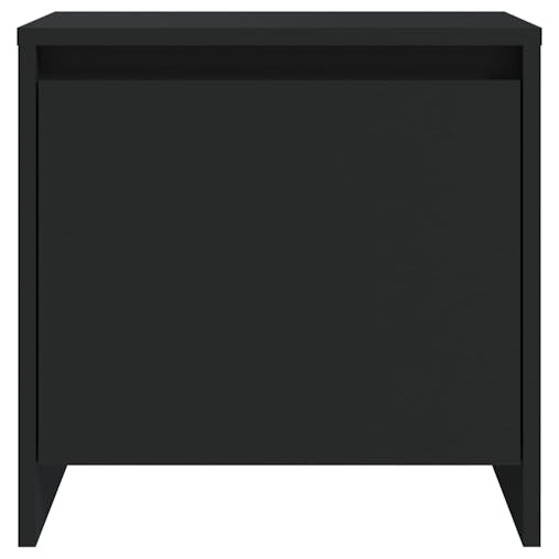 NNEVL Bedside Cabinet Black 45x34x44.5 cm Chipboard
