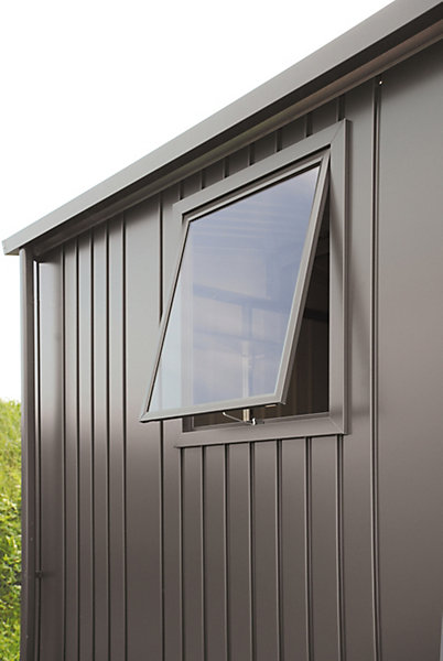 Element de fenêtre pour abri de jardin Biohort gris quartz