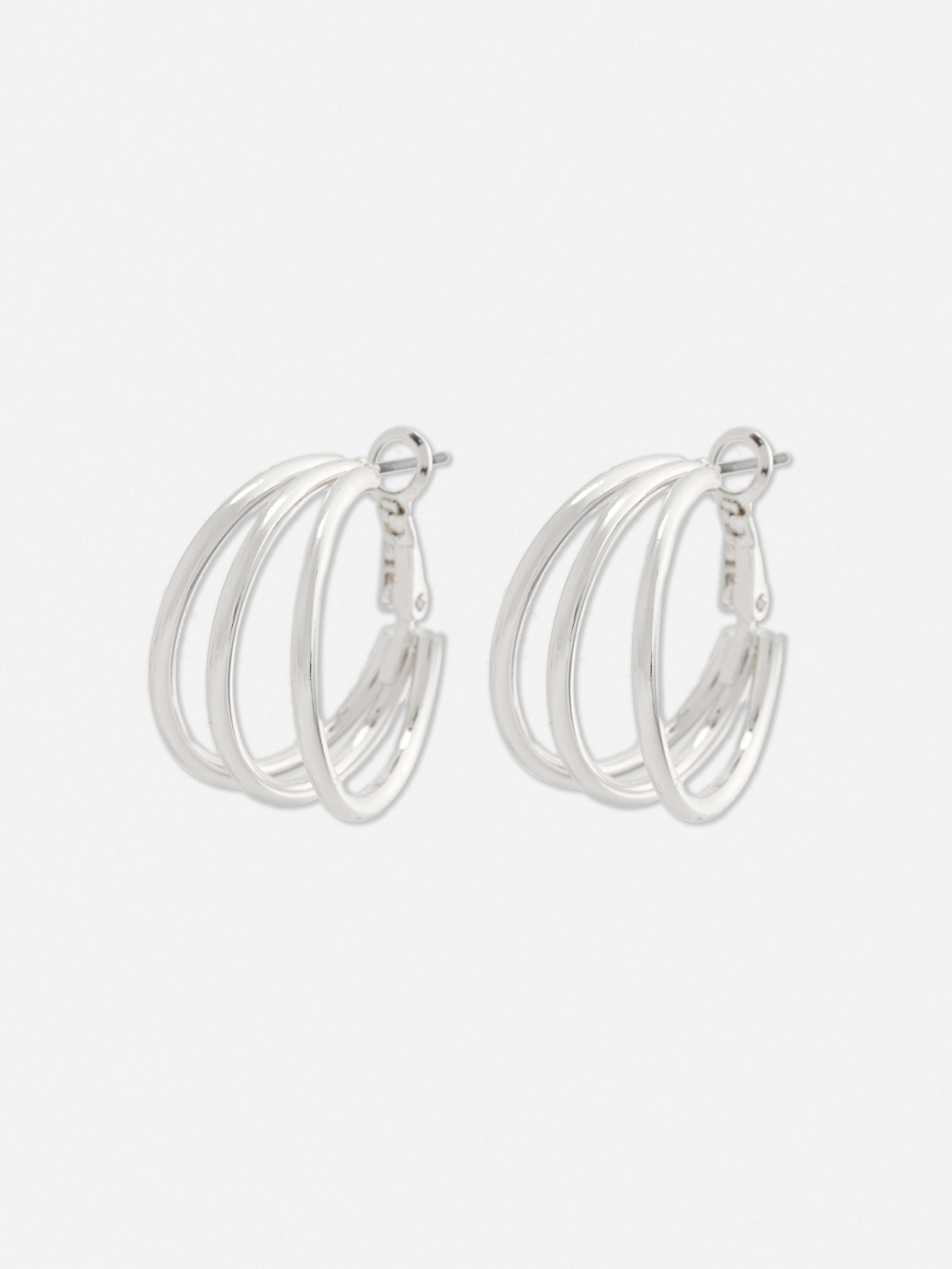 The Edit Triple-Hoop Earrings
