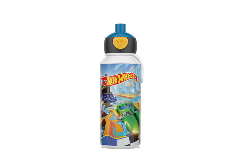 Drinkfles pop-up Campus 400 ml - Hot Wheels