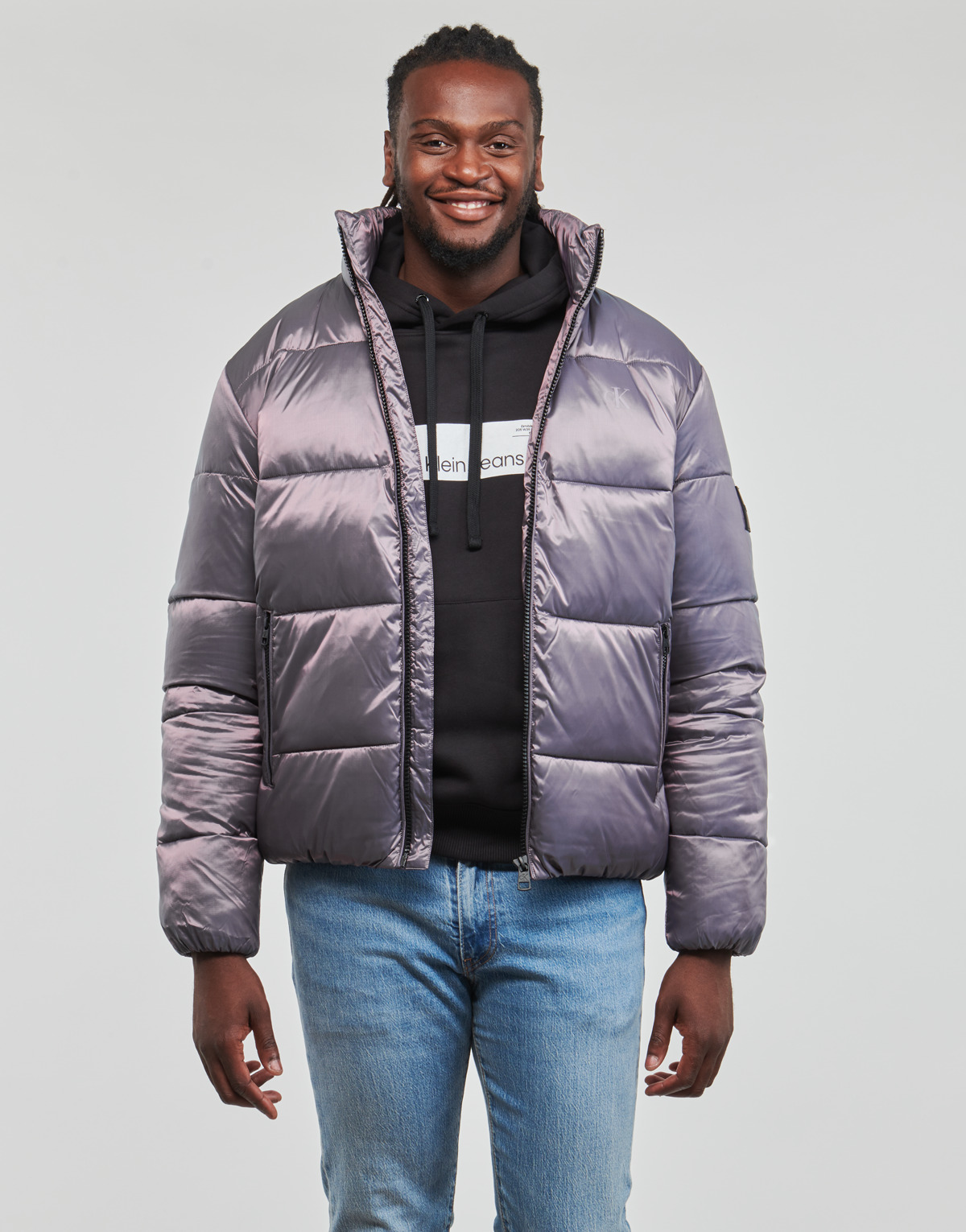 Calvin Klein Jeans - TT RIPSTOP PUFFER JACKET - Grey