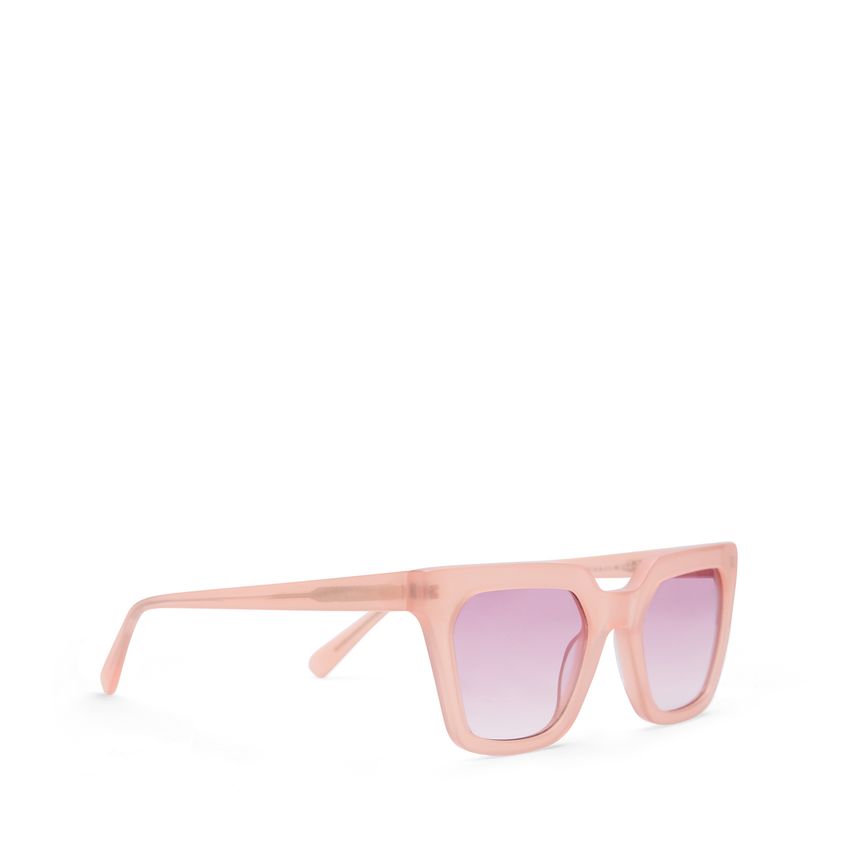 Manfield Roze zonnebril met donkerroze glazen