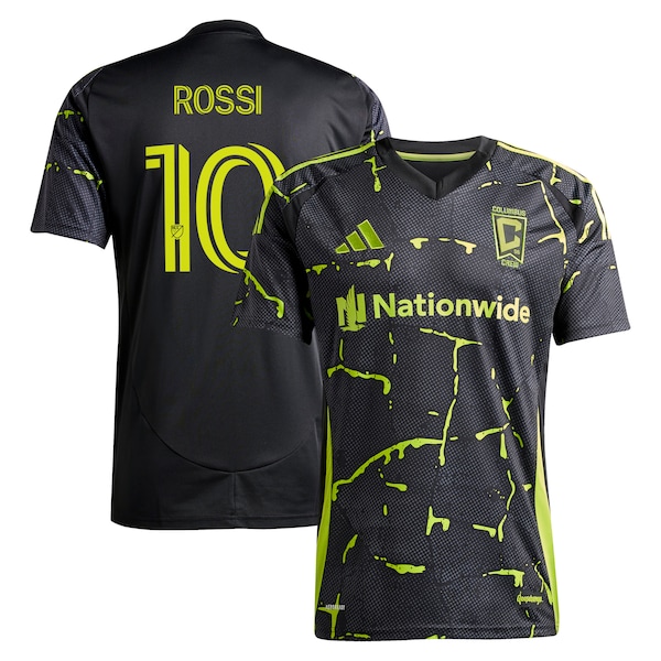 Diego Rossi Columbus Crew adidas 2025 The Goosebumps Kit Replica Player Jersey - Black