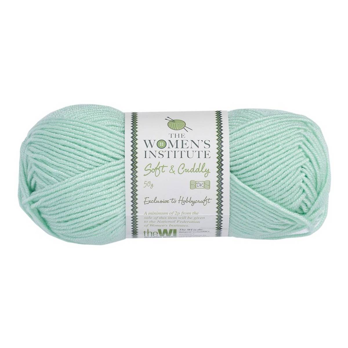 Women's Institute Mint Soft and Cuddly DK Yarn 50g