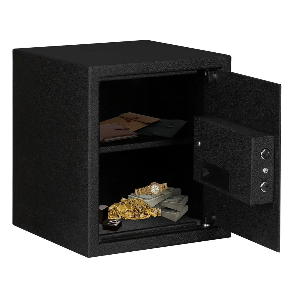 Steel Digital Electronic Safe Coded Box Home Office Hotel Gun - N/A