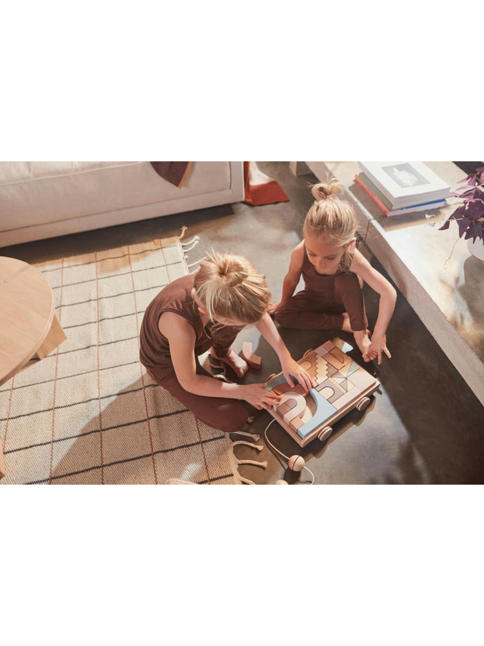 GRID - Tapis multicolore en laine et en coton H200x140cm