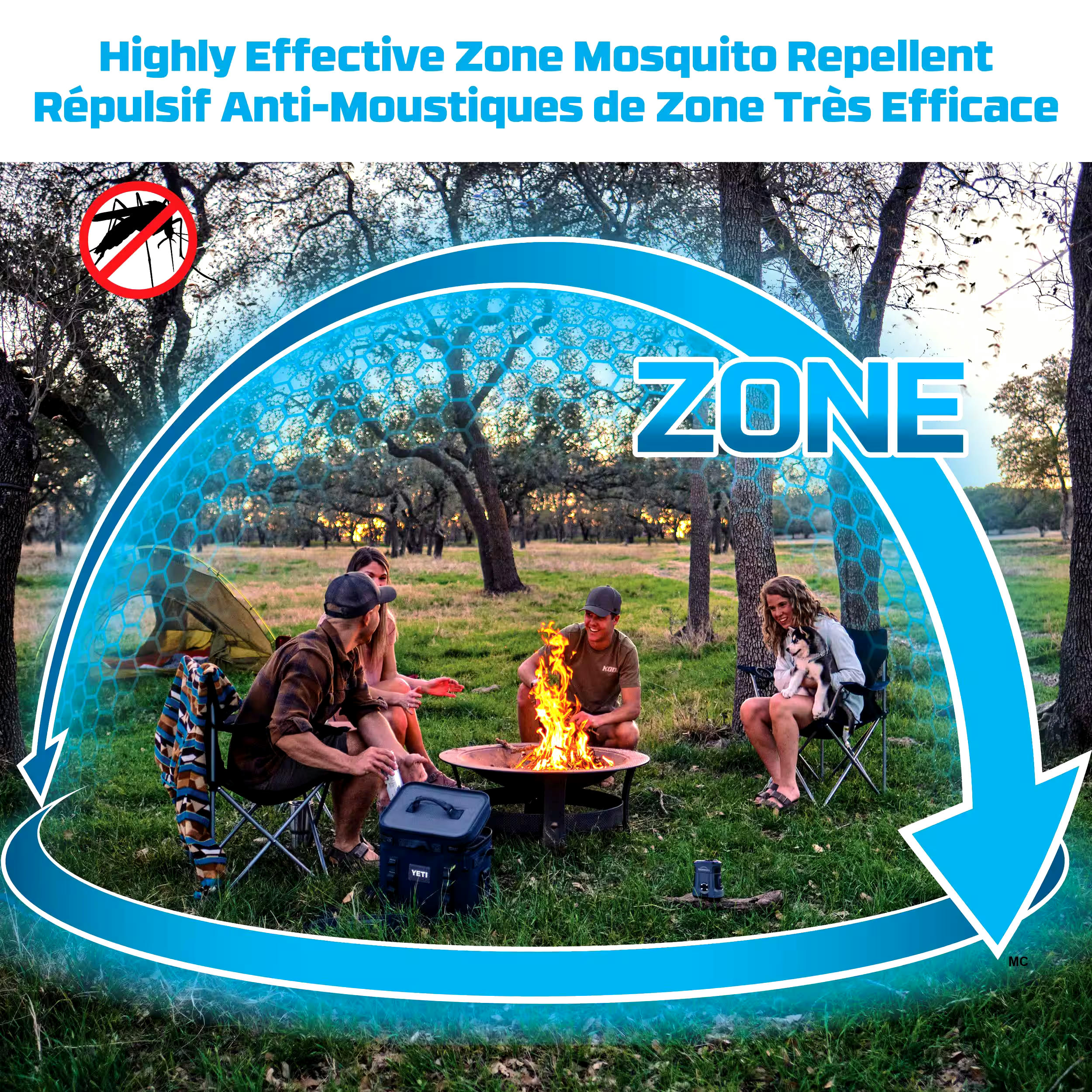 Thermacell Mosquito Repellent, Rechargeable Adventure EX-Series EX90, Grey