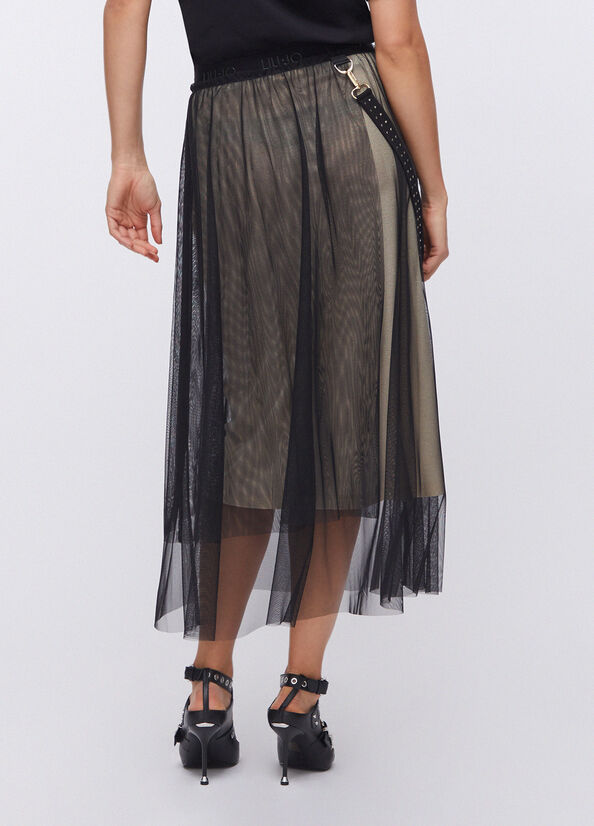 Gonna lunga in tulle