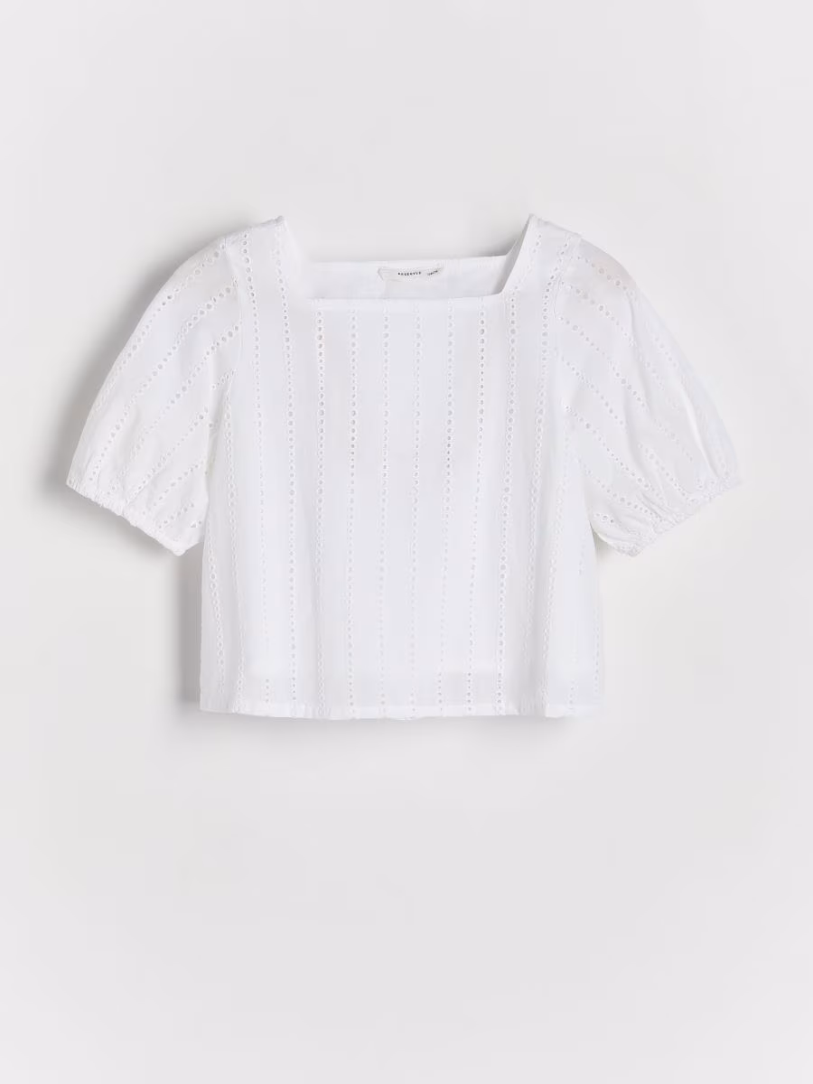 Openwork Blouse