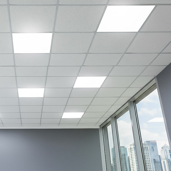 Panneau LED backlit encastrable 60x60, 50W, 5000 lm, 3CCT, IP20, carré, blanc, ANDROMEDA HOROZ